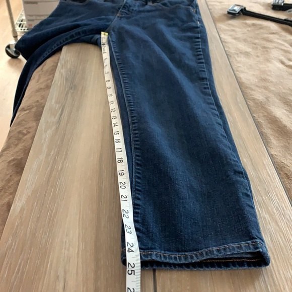 LANDS’ END STRAIGHT LEG FIT 2 Denim Jeans Blue Size 6 - Picture 11 of 12